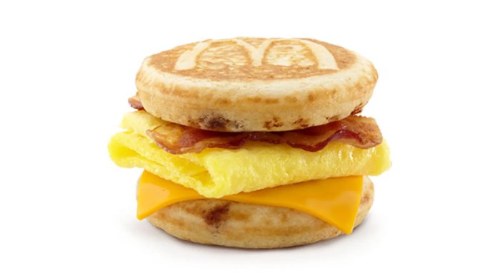 Bacon egg and cheese mcgriddle nutrition