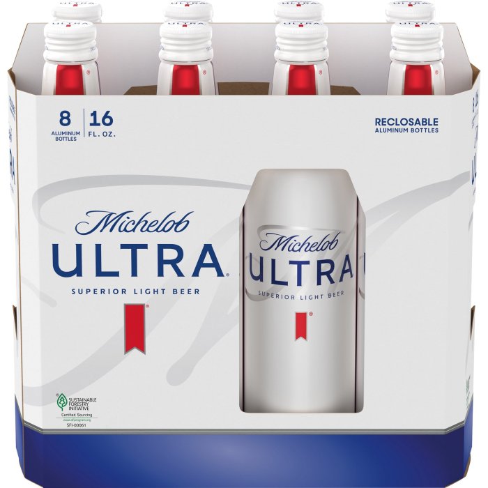 Michelob ultra light nutrition facts