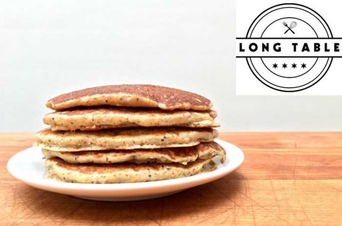 Long table pancakes nutrition facts