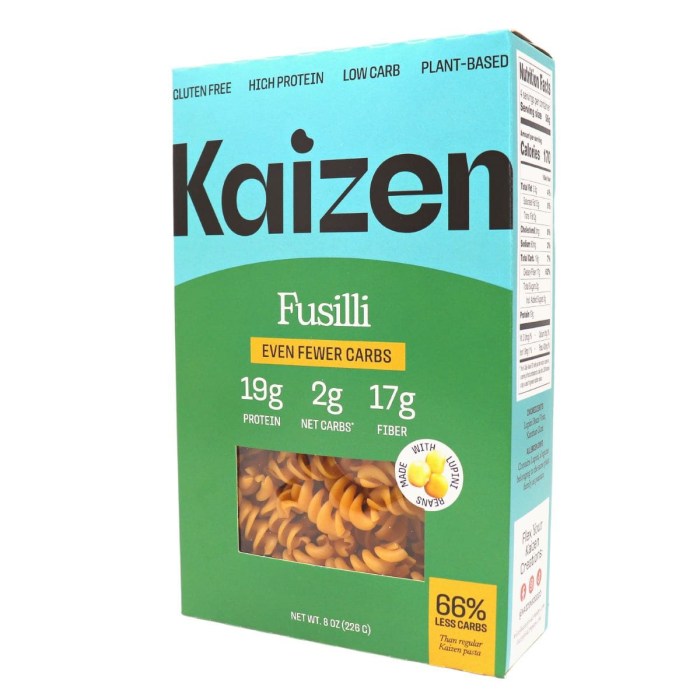 Kaizen pasta nutrition facts