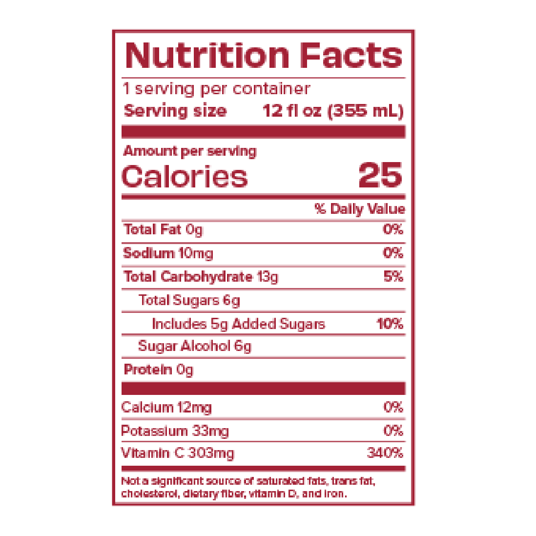 Truly strawberry lemonade nutrition facts